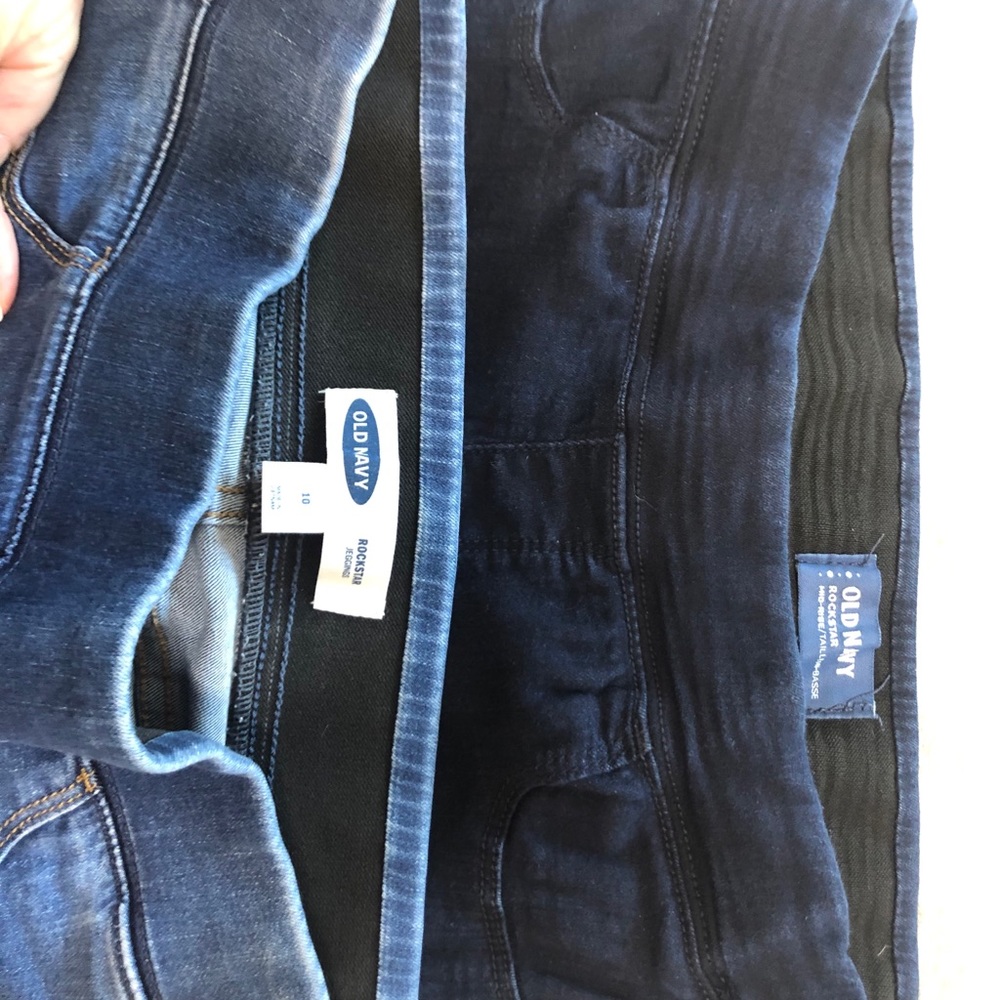 Two pair Old Navy Rockstar Jeans - the MOST COMFY
